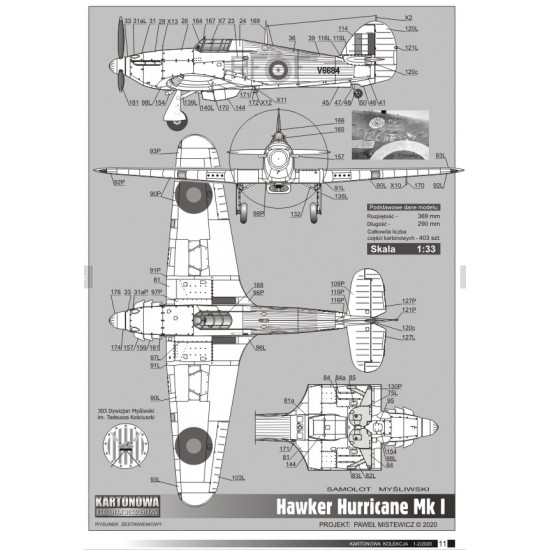 Hawker Hurricane Mk I "Dywizjon 303"